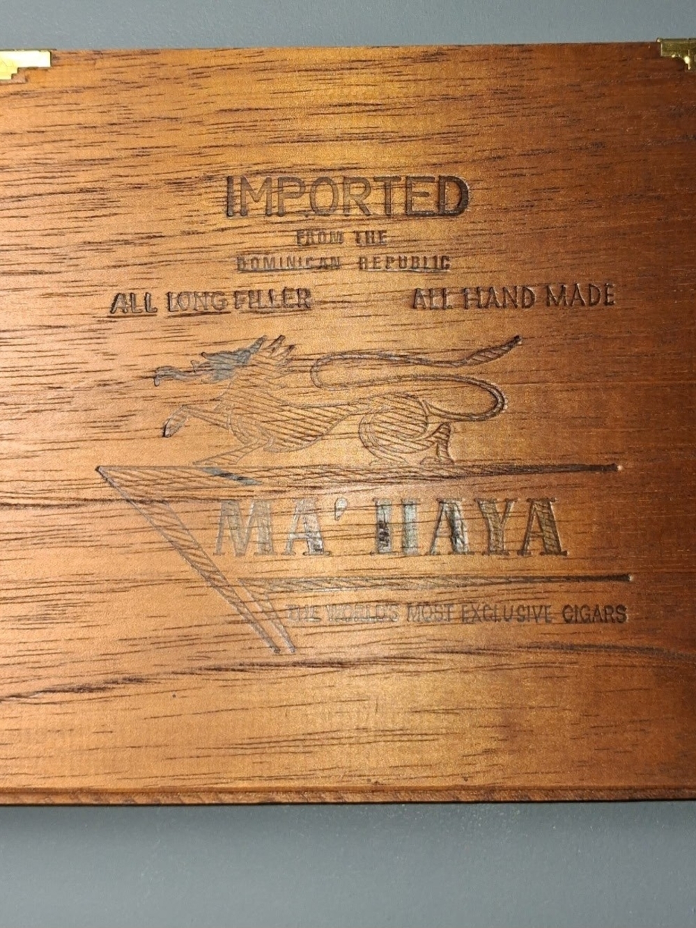 Branded Wooden Cigar Box